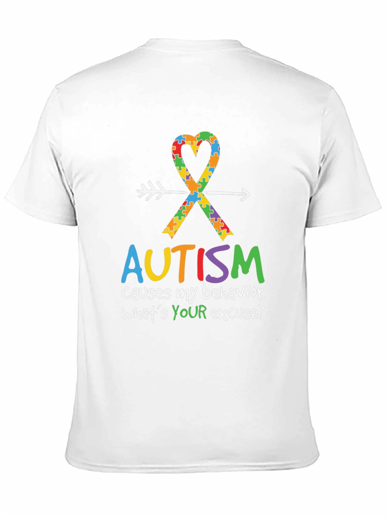 Autism Awareness T-Shirt: Causes My Behavior