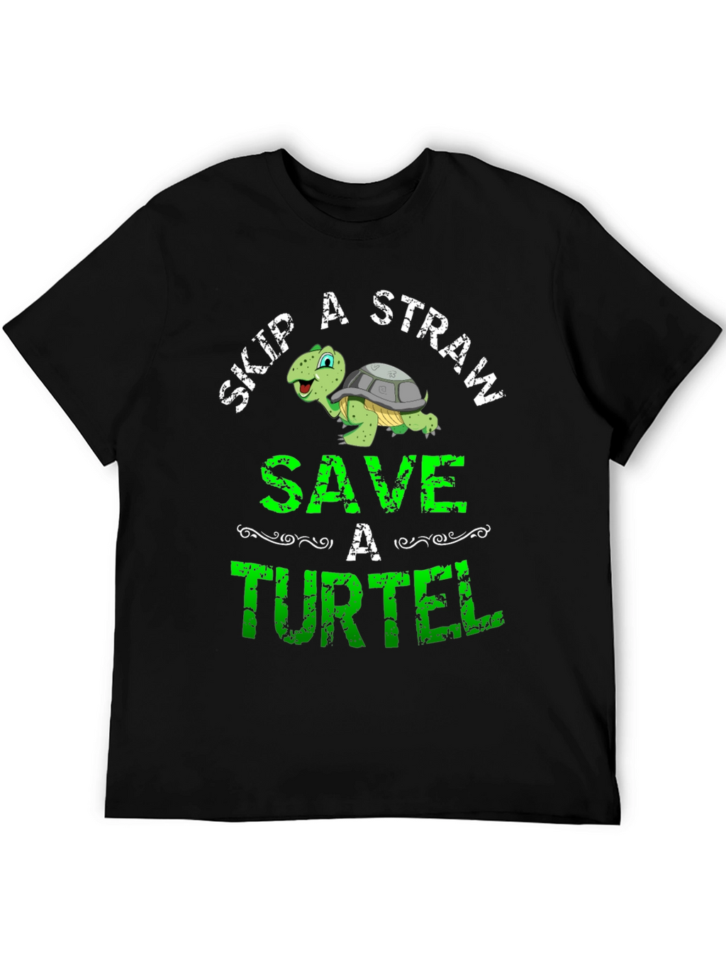 Skip a Straw Save a Turtel T-Shirt
