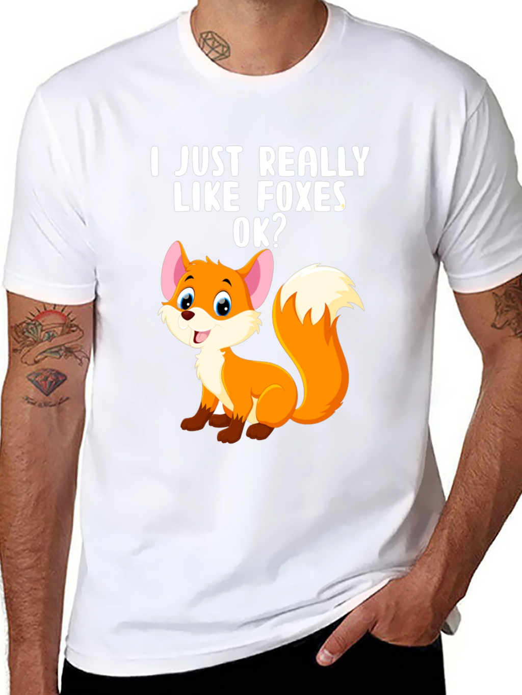 I Just Really Like Foxes OK? Graphic Tee