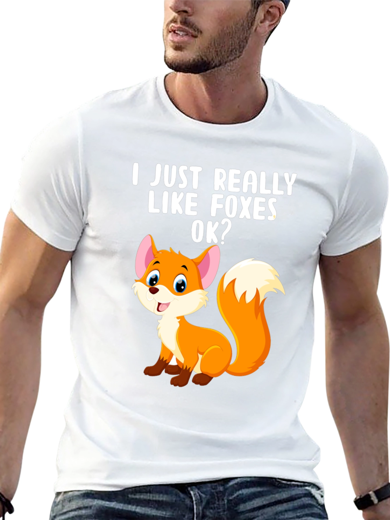 I Just Really Like Foxes OK? Graphic Tee