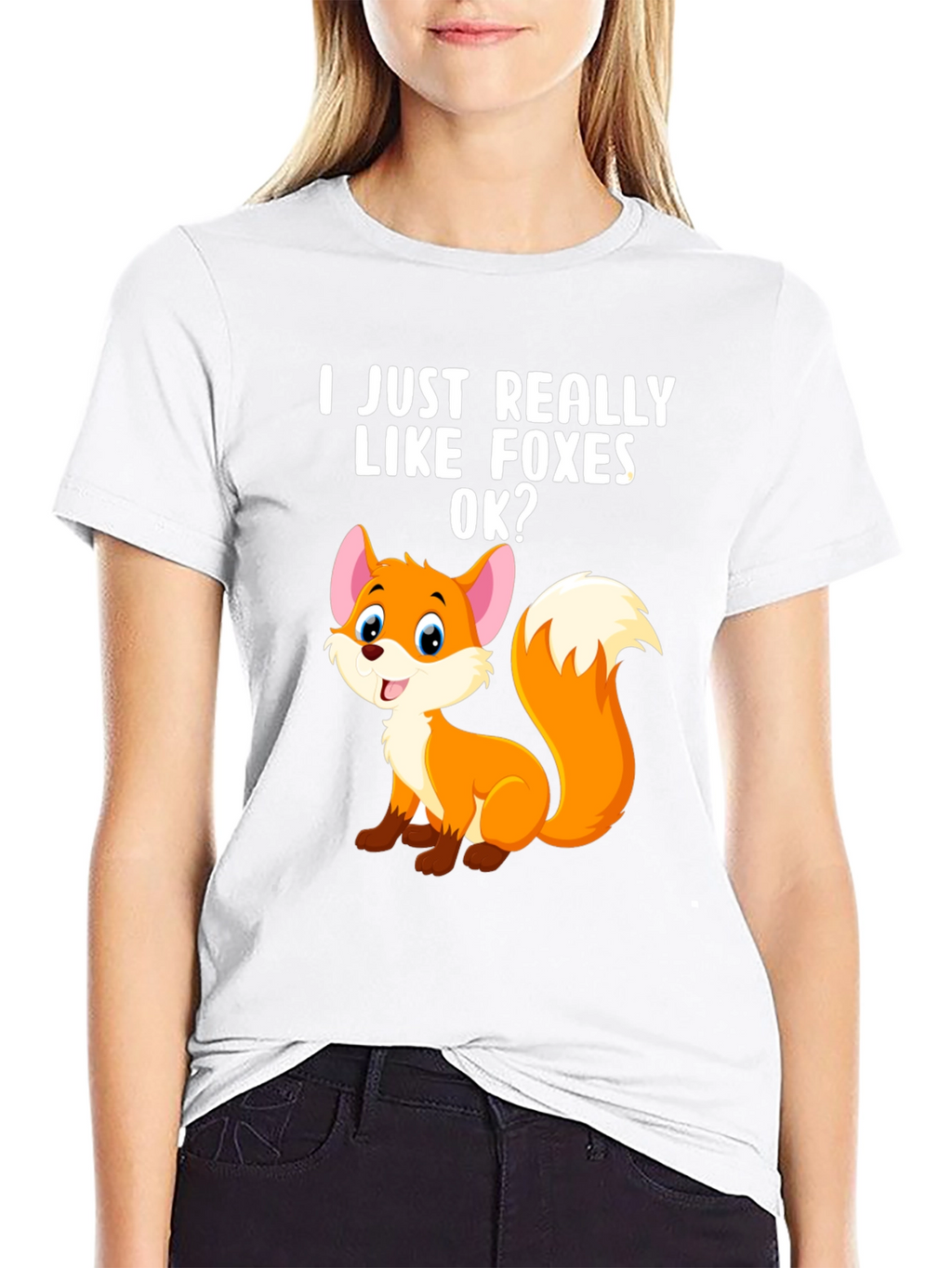 I Just Really Like Foxes OK? Graphic Tee