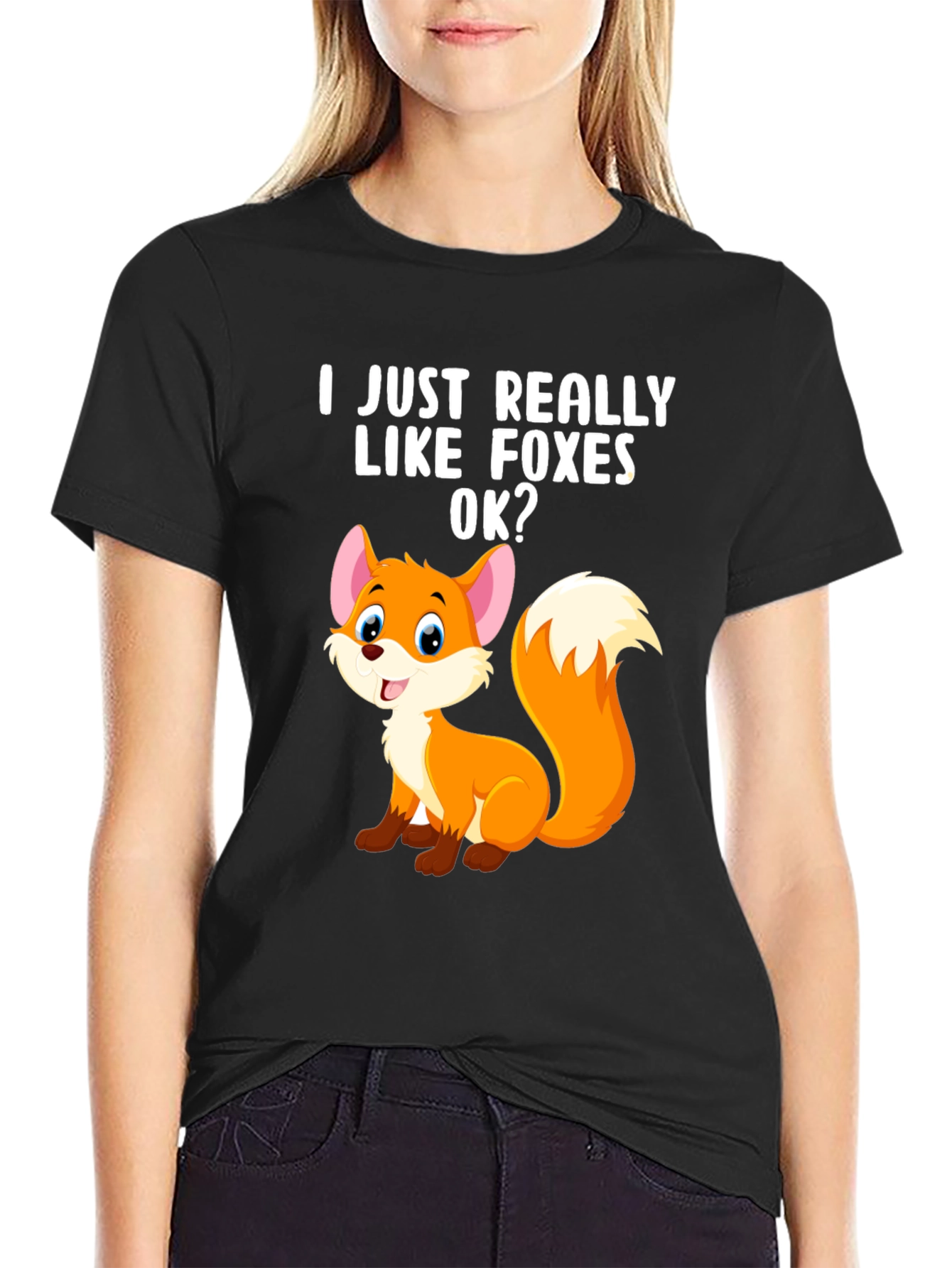 I Just Really Like Foxes OK? Graphic Tee