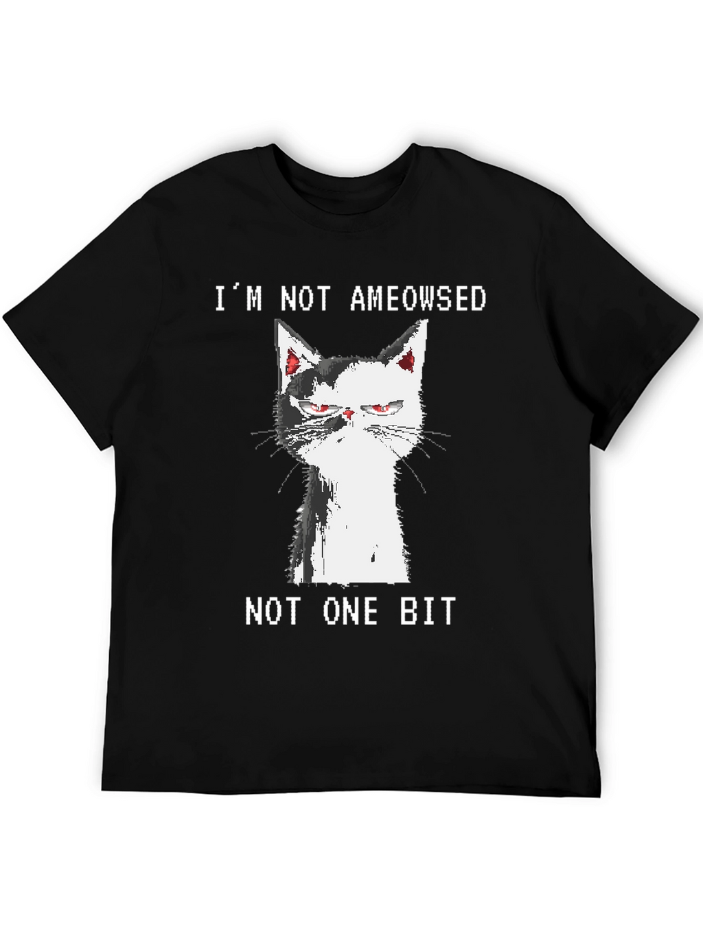 Grumpy Cat Graphic Tee - Im Not Ameowsed