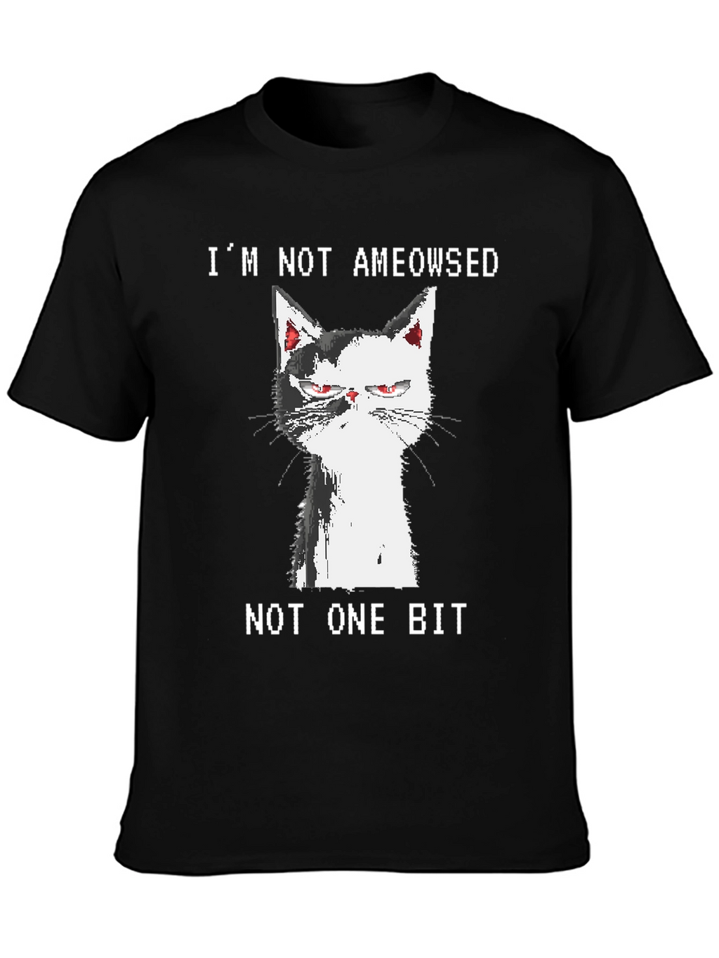 Grumpy Cat Graphic Tee - Im Not Ameowsed