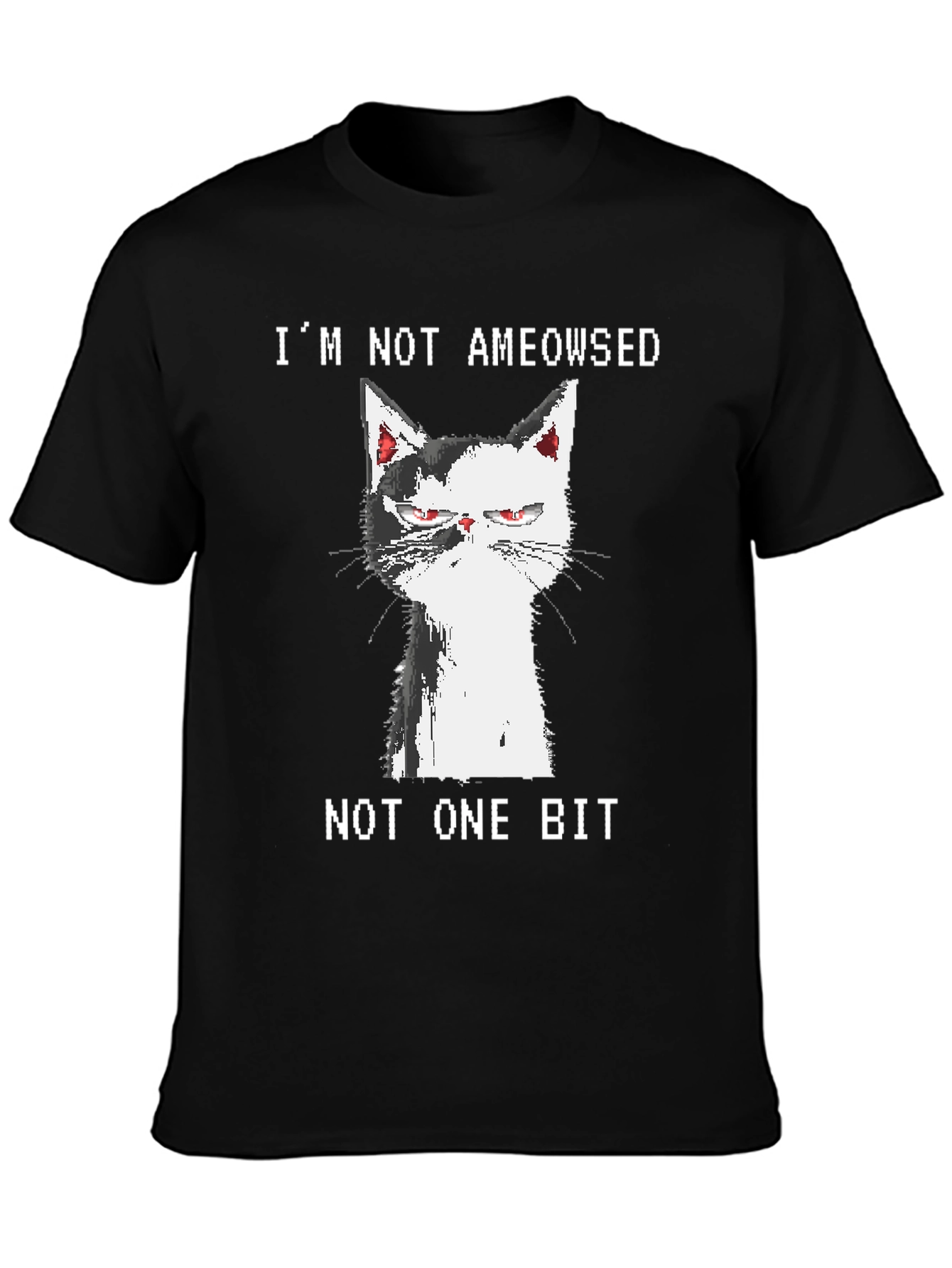 Grumpy Cat Graphic Tee - Im Not Ameowsed