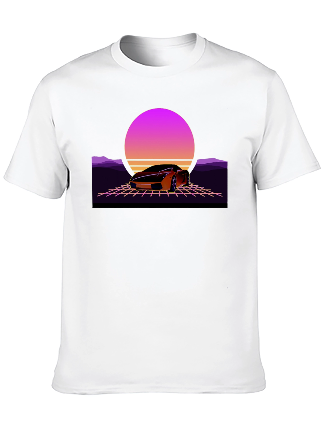 Retro Car T-Shirt - Synthwave Design