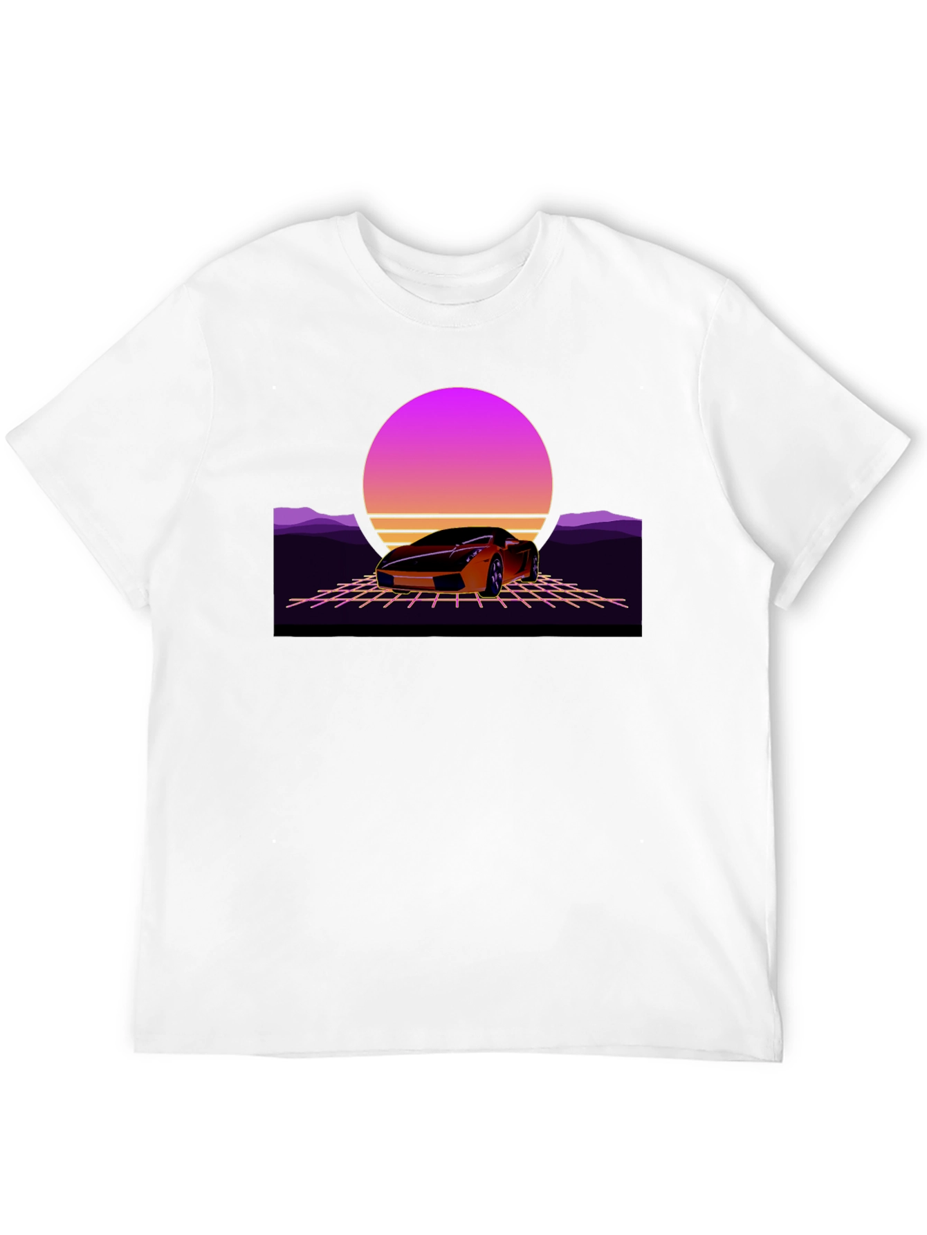 Retro Car T-Shirt - Synthwave Design