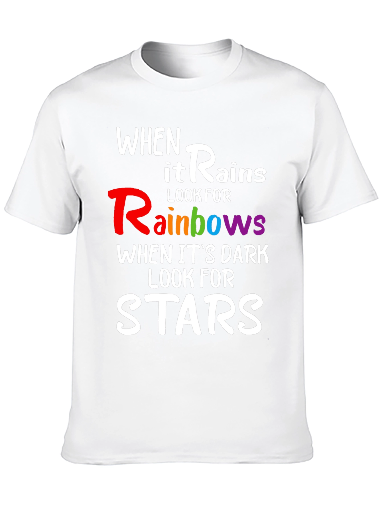 Rainbows & Stars Inspirational T-Shirt