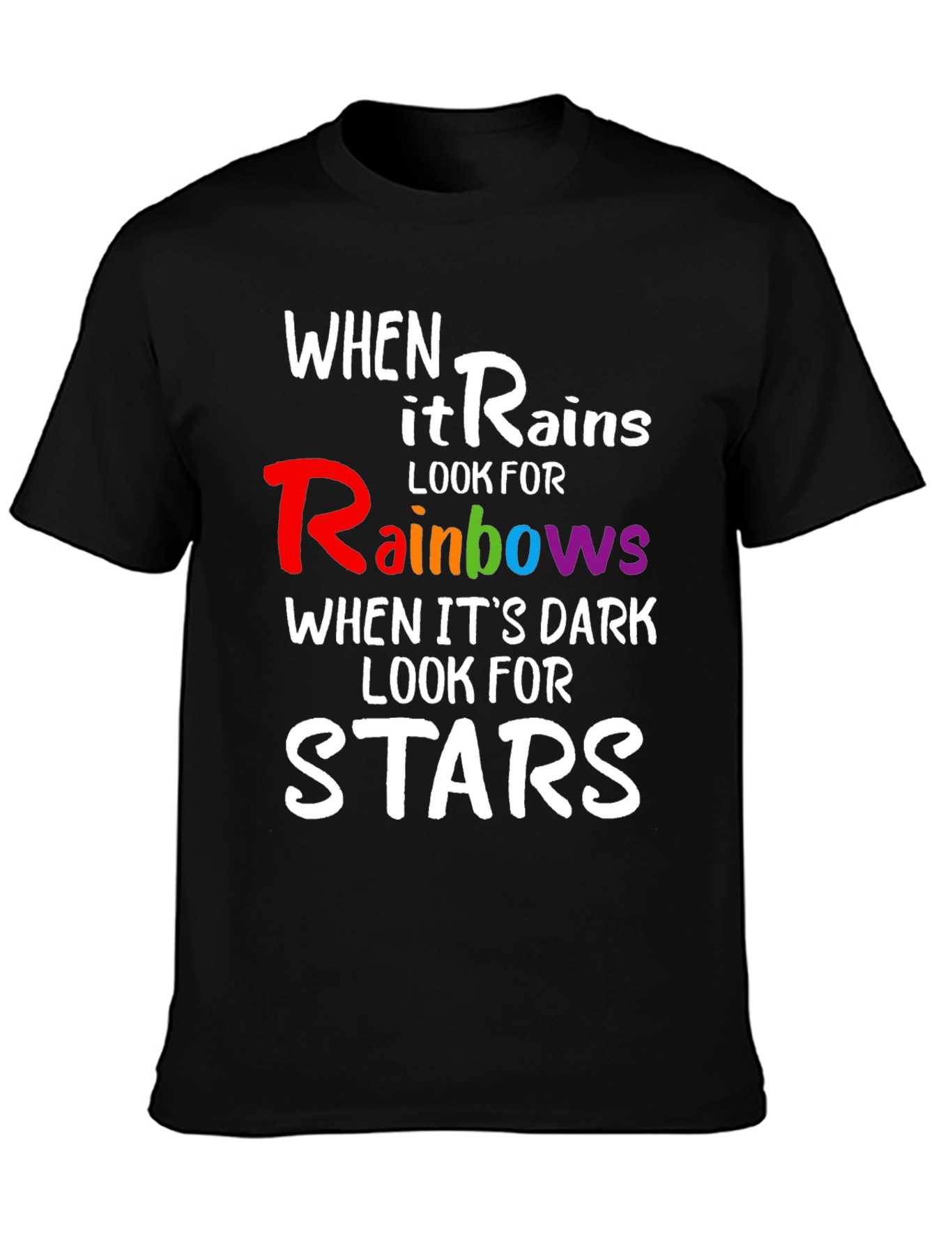 Rainbows & Stars Inspirational T-Shirt