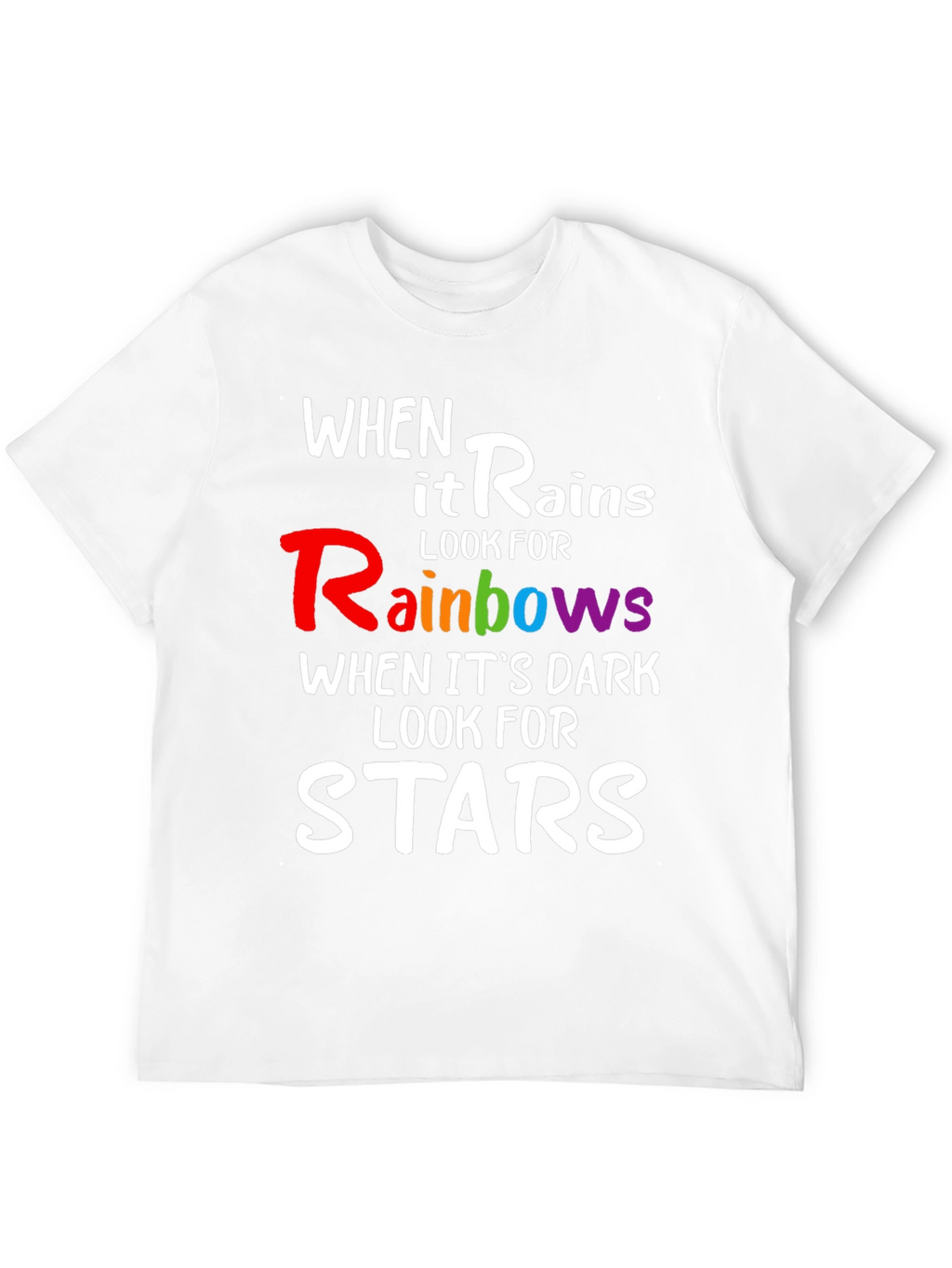 Rainbows & Stars Inspirational T-Shirt
