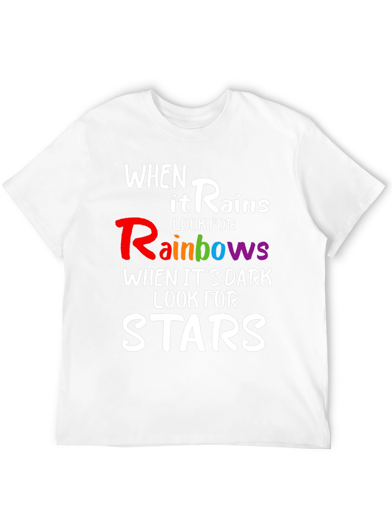 Rainbows & Stars Inspirational T-Shirt