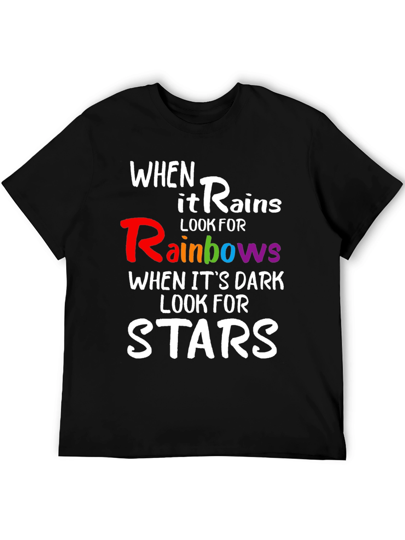 Rainbows & Stars Inspirational T-Shirt