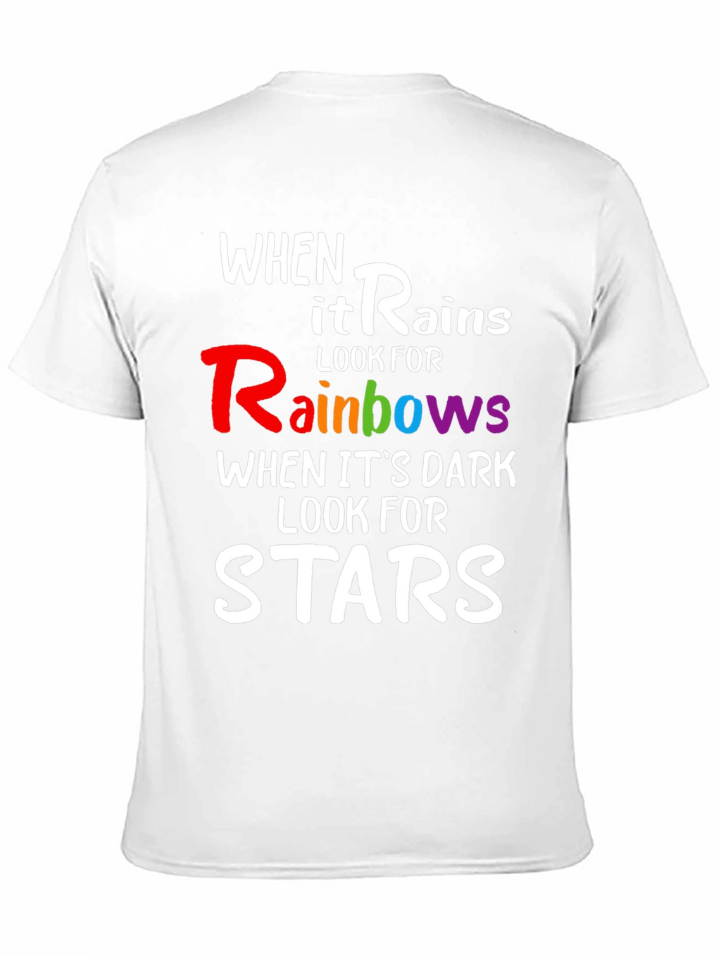 Rainbows & Stars Inspirational T-Shirt