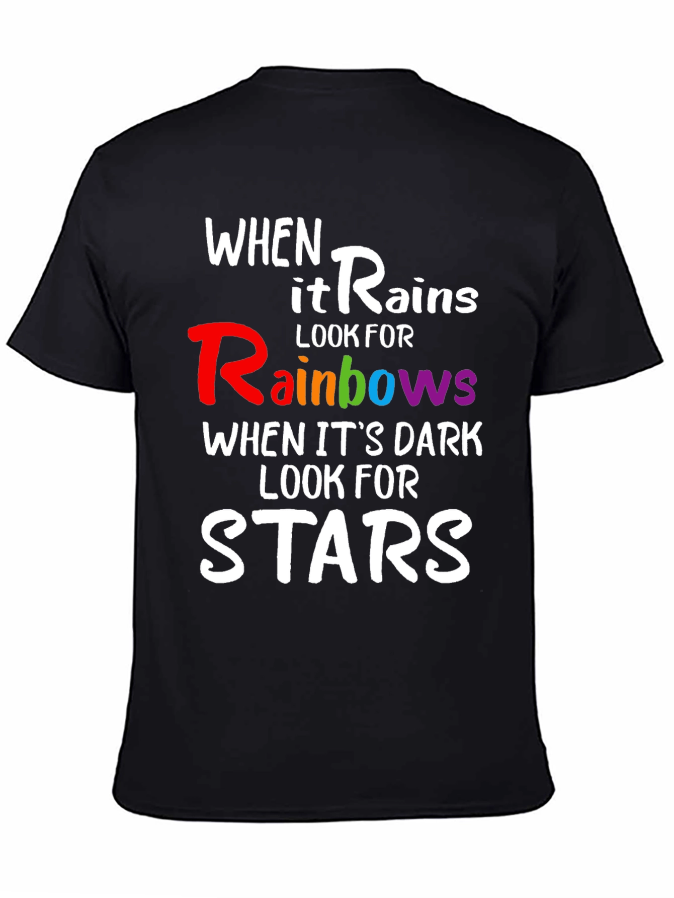 Rainbows & Stars Inspirational T-Shirt
