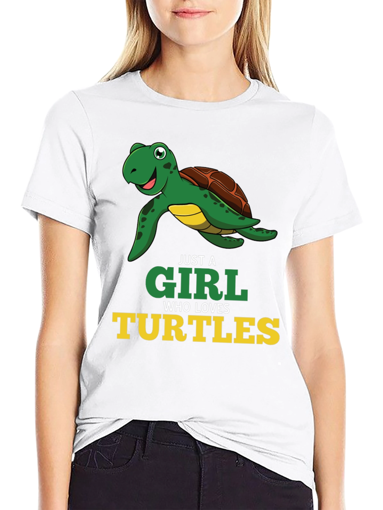 Just A Girl Who Loves Turtles T-Shirt