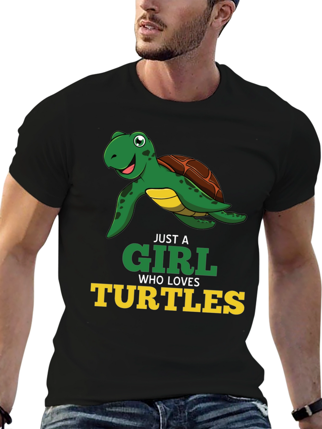 Just A Girl Who Loves Turtles T-Shirt