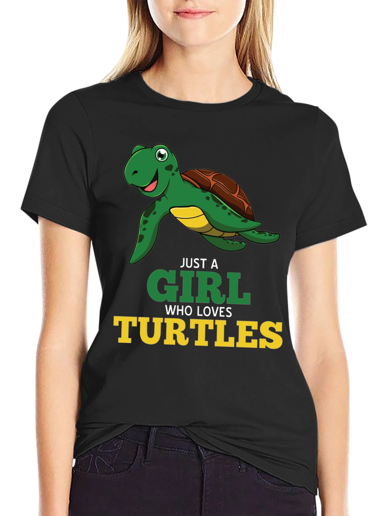 Just A Girl Who Loves Turtles T-Shirt