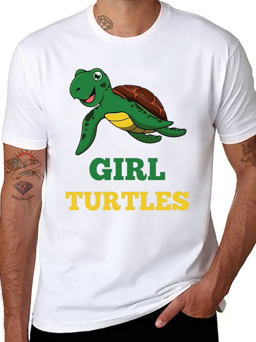 Just A Girl Who Loves Turtles T-Shirt