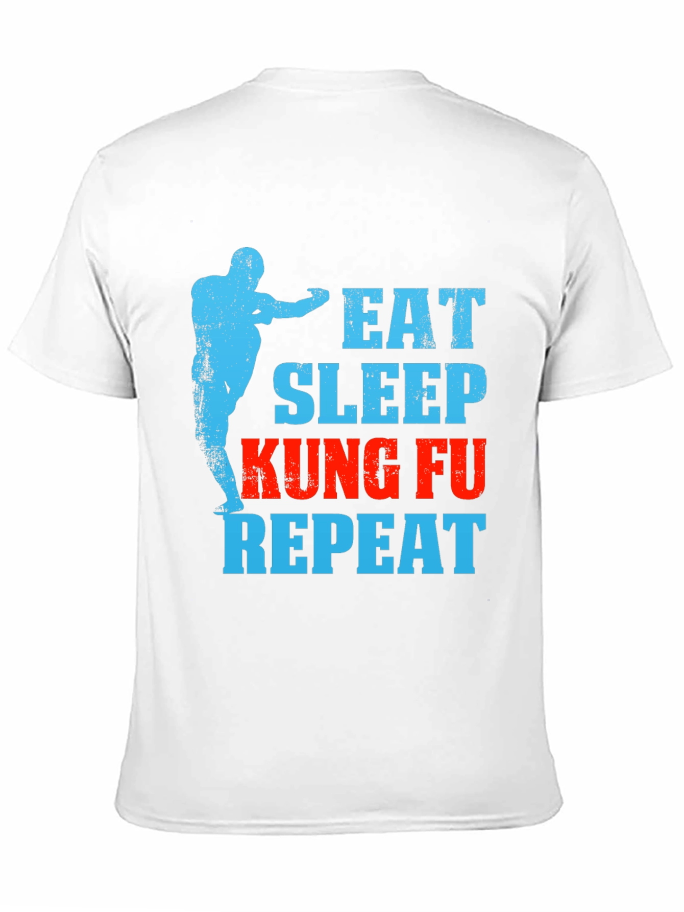 Eat Sleep Kung Fu Repeat Graphic Tee