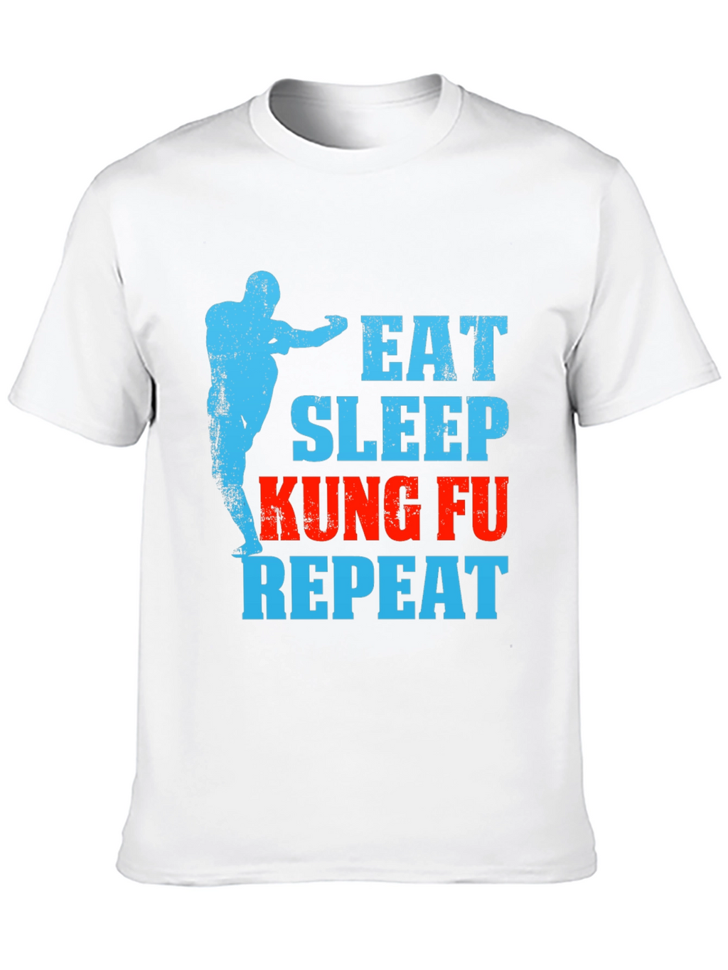Eat Sleep Kung Fu Repeat Graphic Tee
