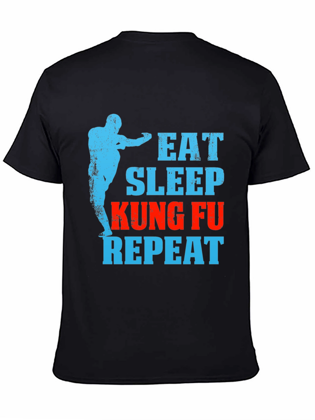 Eat Sleep Kung Fu Repeat Graphic Tee