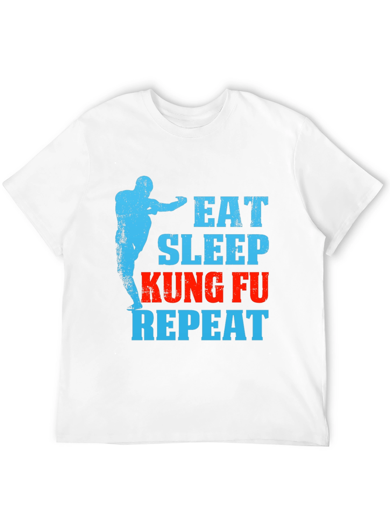 Eat Sleep Kung Fu Repeat Graphic Tee