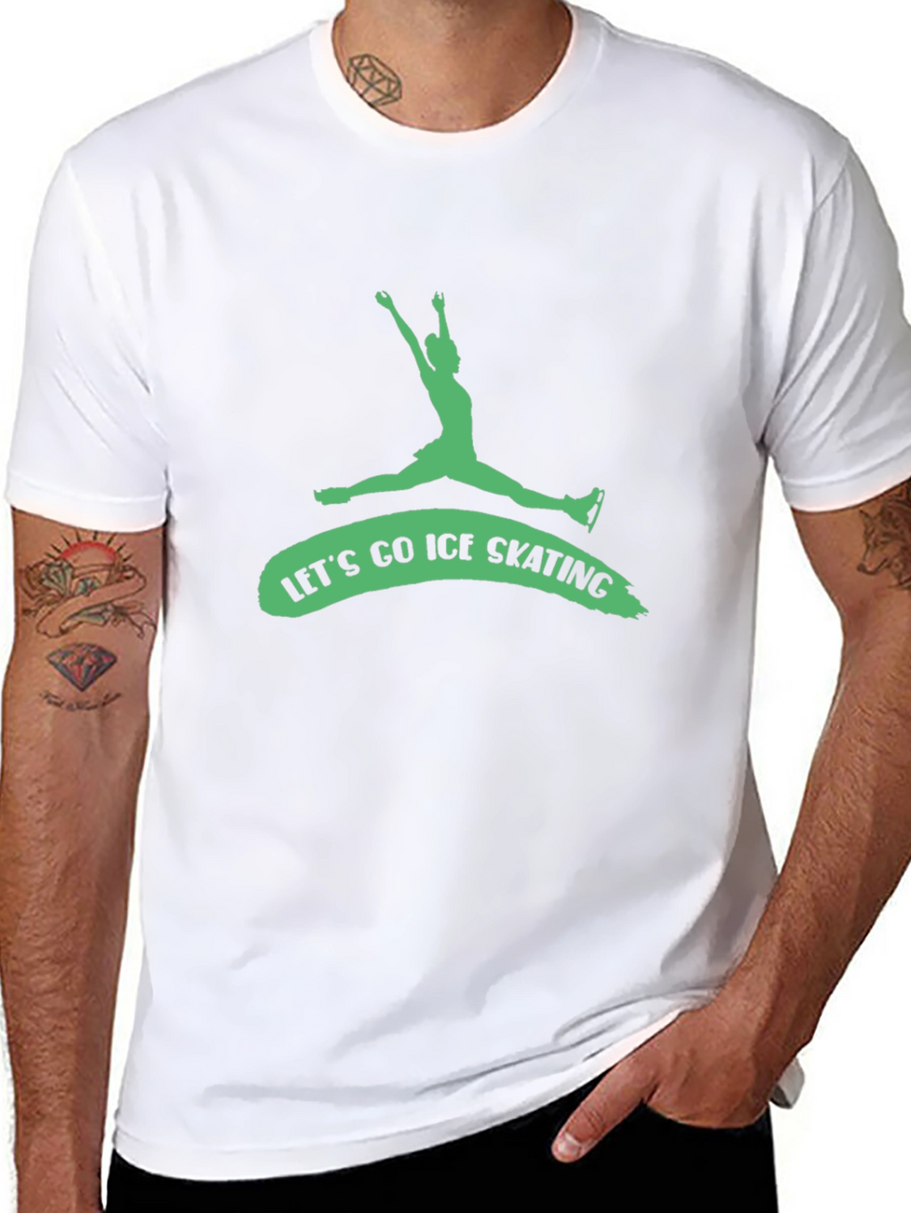 Lets Go Ice Skating Graphic Tee