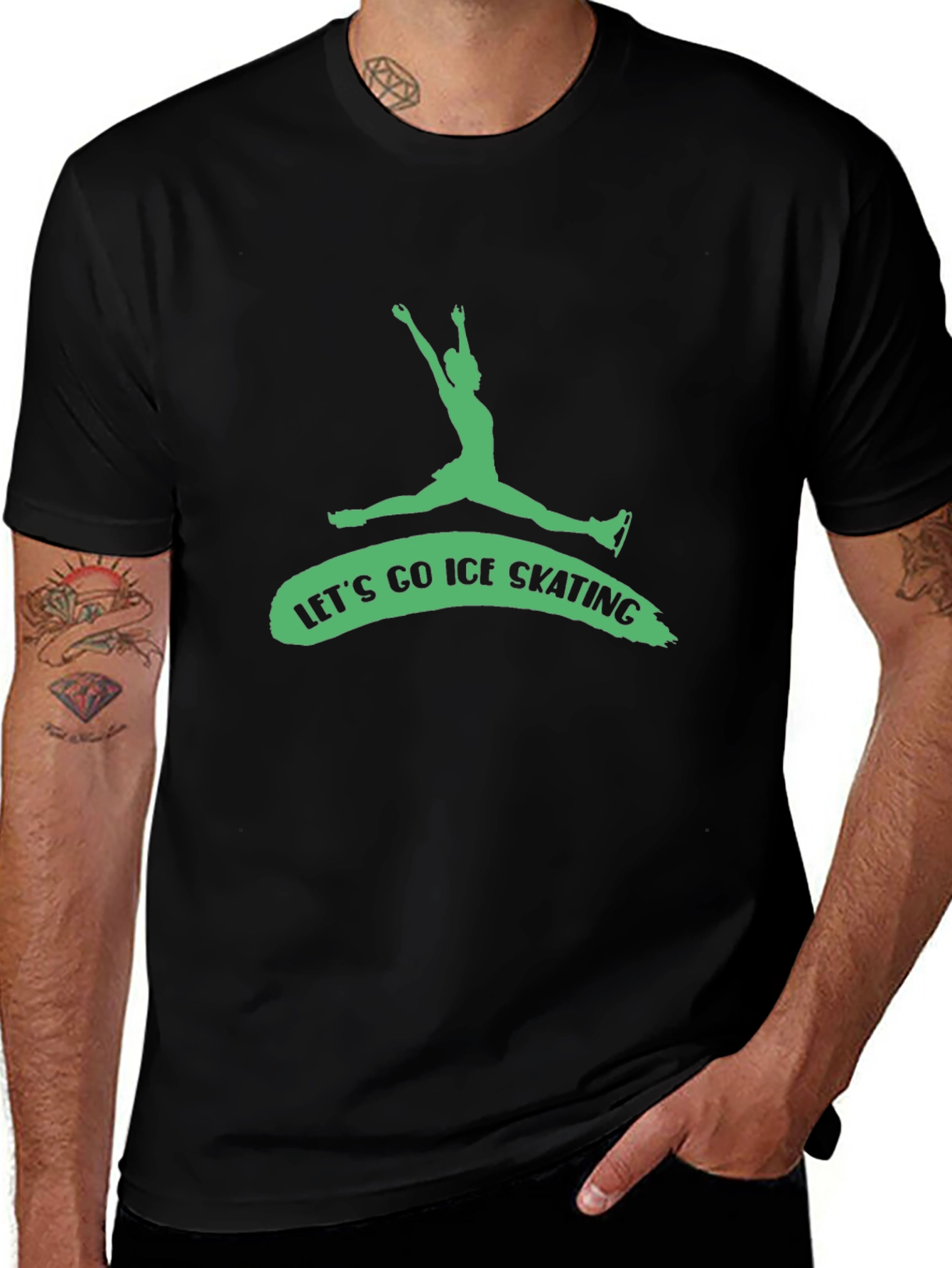 Lets Go Ice Skating Graphic Tee