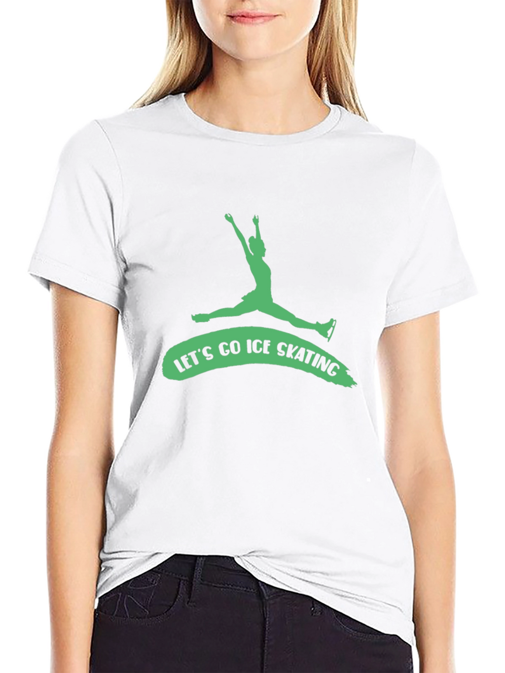 Lets Go Ice Skating Graphic Tee