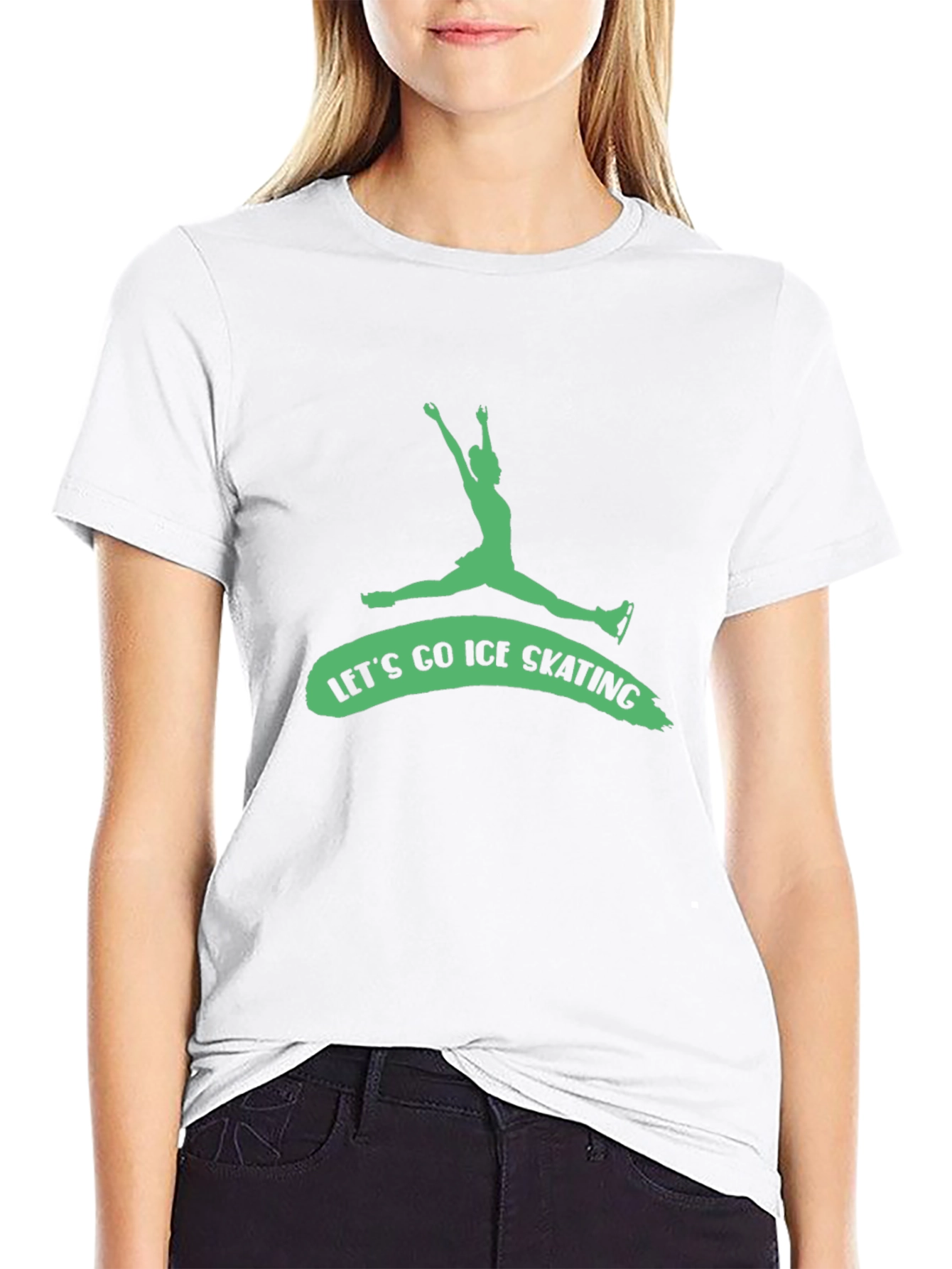 Lets Go Ice Skating Graphic Tee