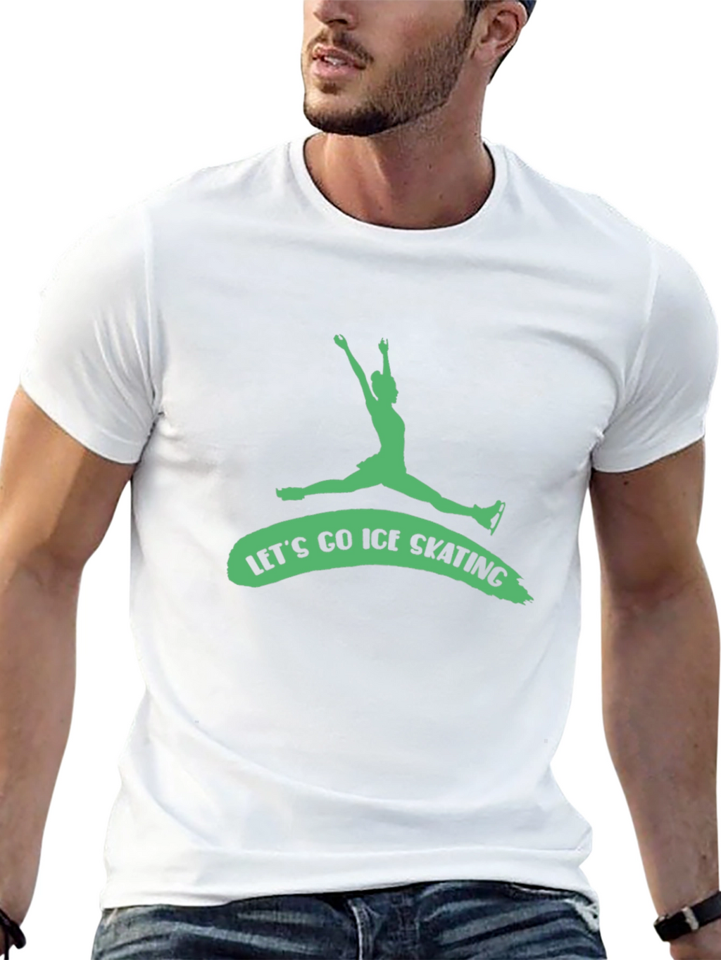 Lets Go Ice Skating Graphic Tee