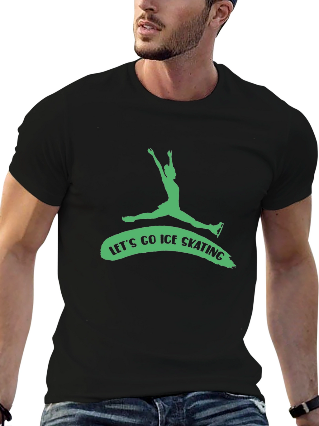 Lets Go Ice Skating Graphic Tee