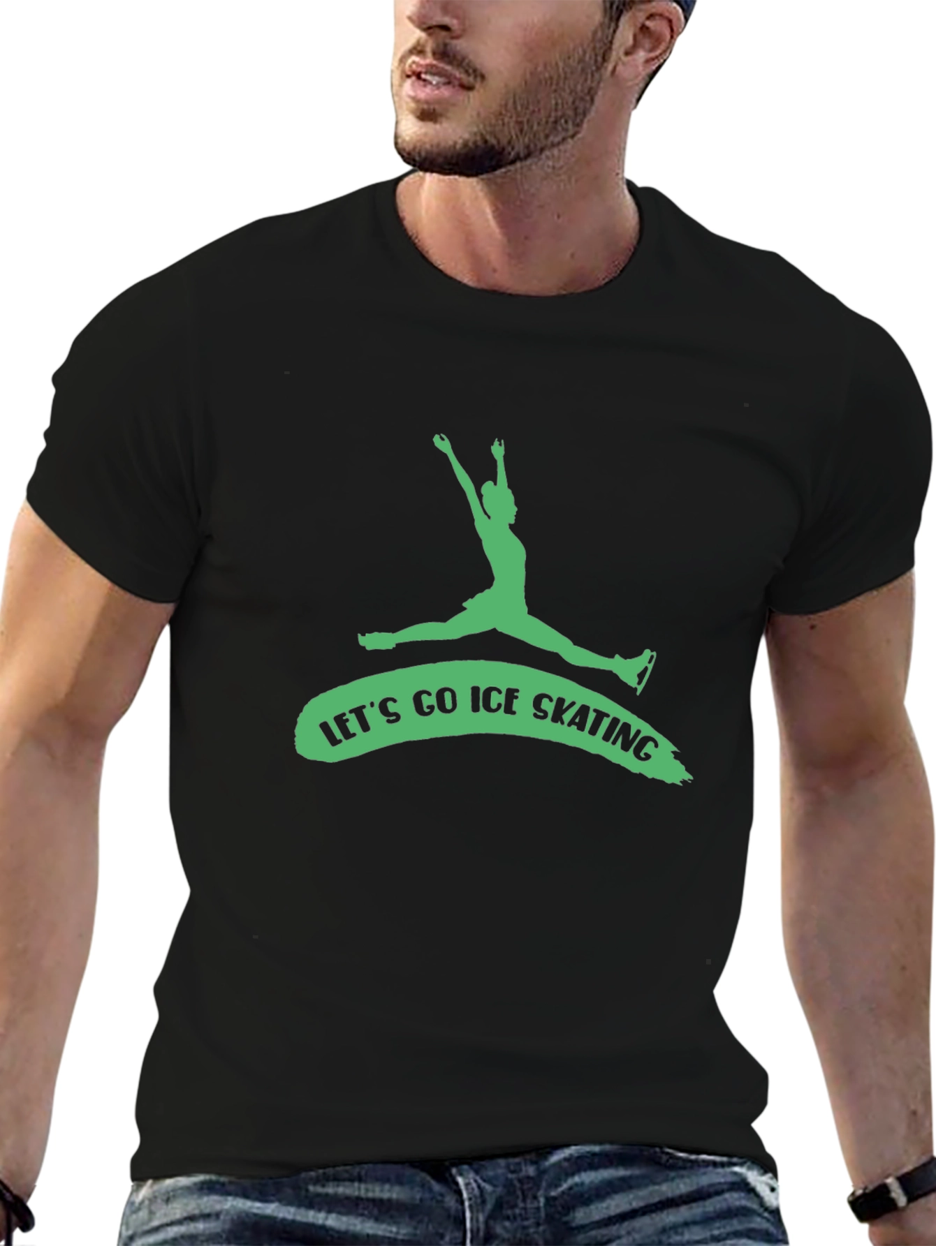 Lets Go Ice Skating Graphic Tee