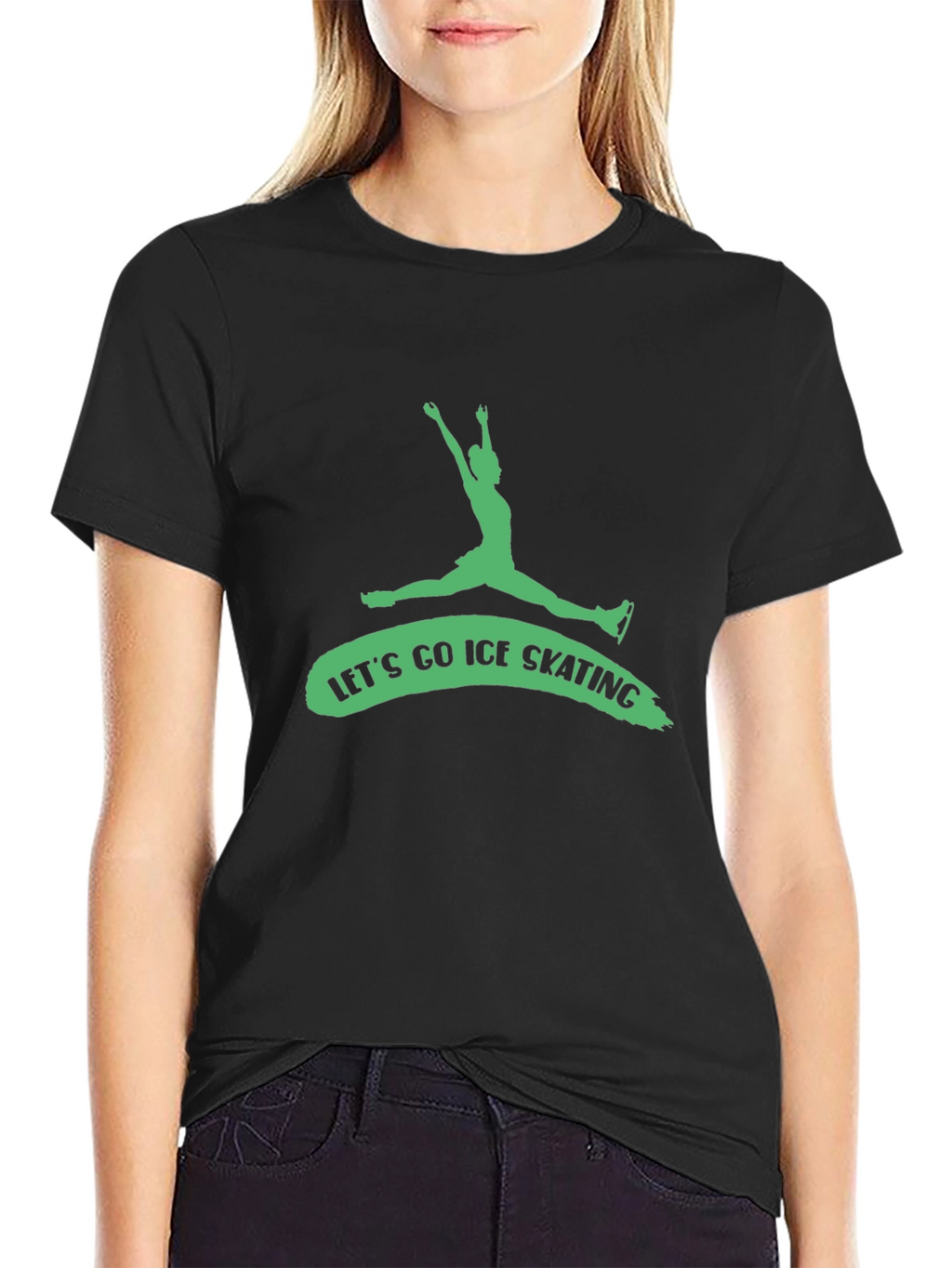 Lets Go Ice Skating Graphic Tee