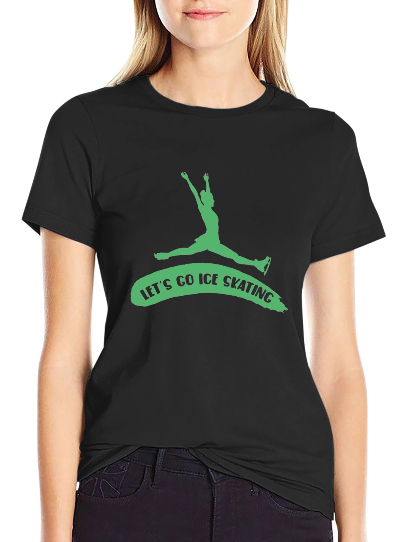 Lets Go Ice Skating Graphic Tee