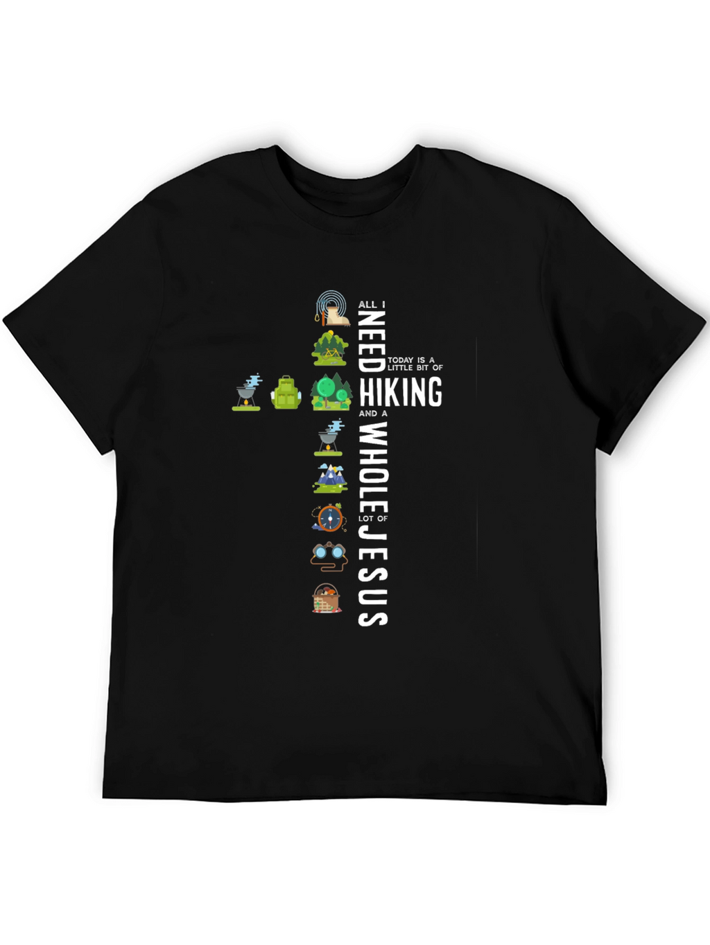Hiking and Jesus T-Shirt