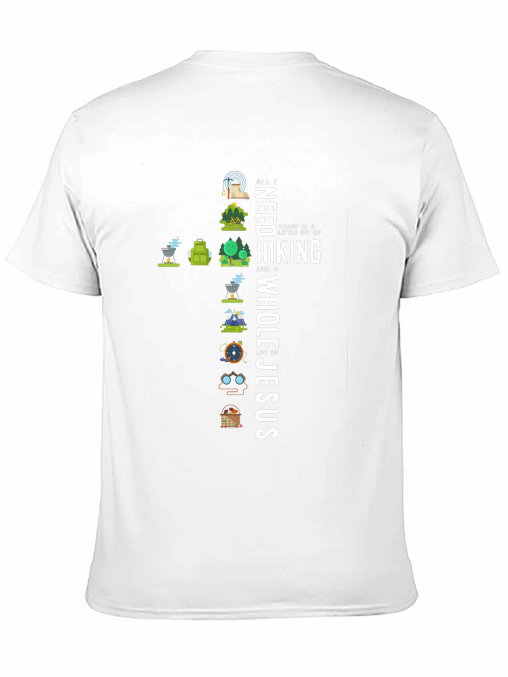 Hiking and Jesus T-Shirt