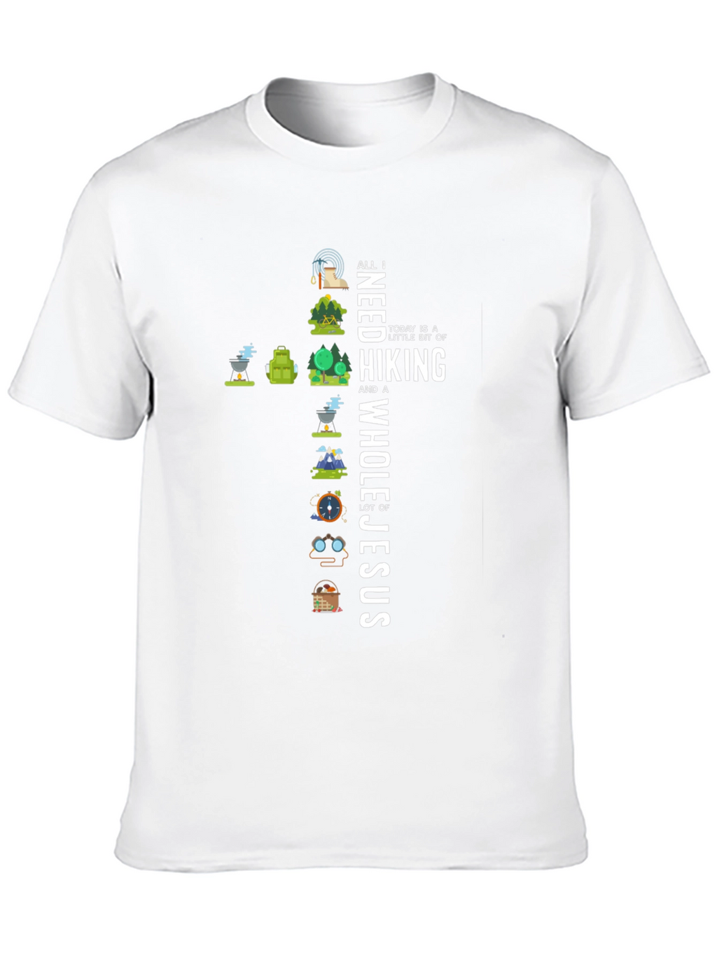 Hiking and Jesus T-Shirt