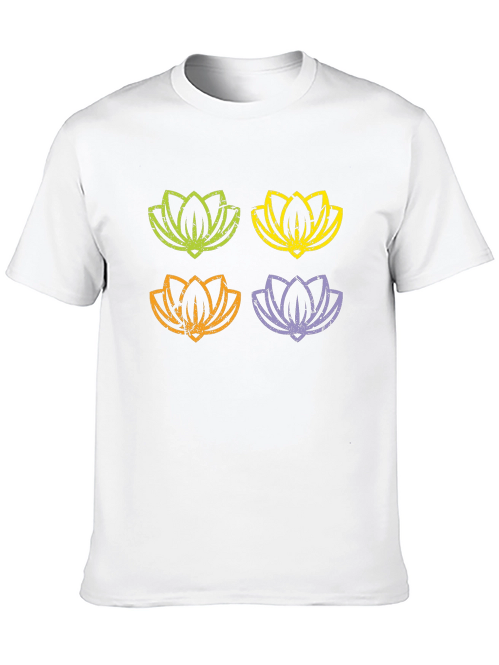 Lotus Flower T-Shirt - Black Graphic Tee