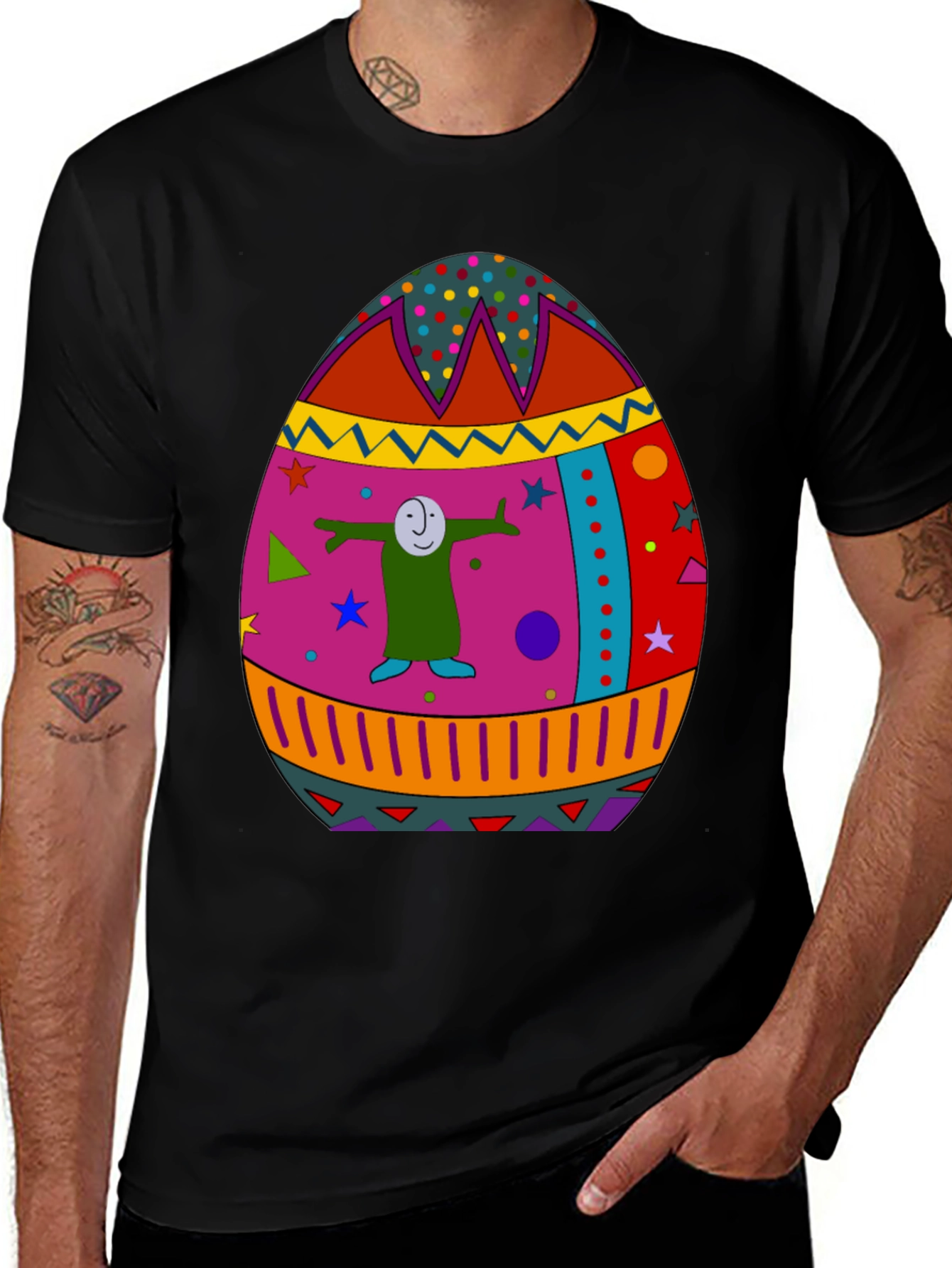 Funky Easter Egg T-Shirt