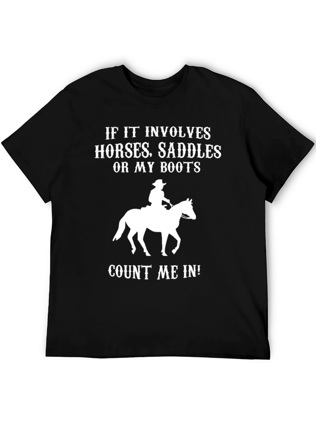 Horses Saddles Boots T-Shirt