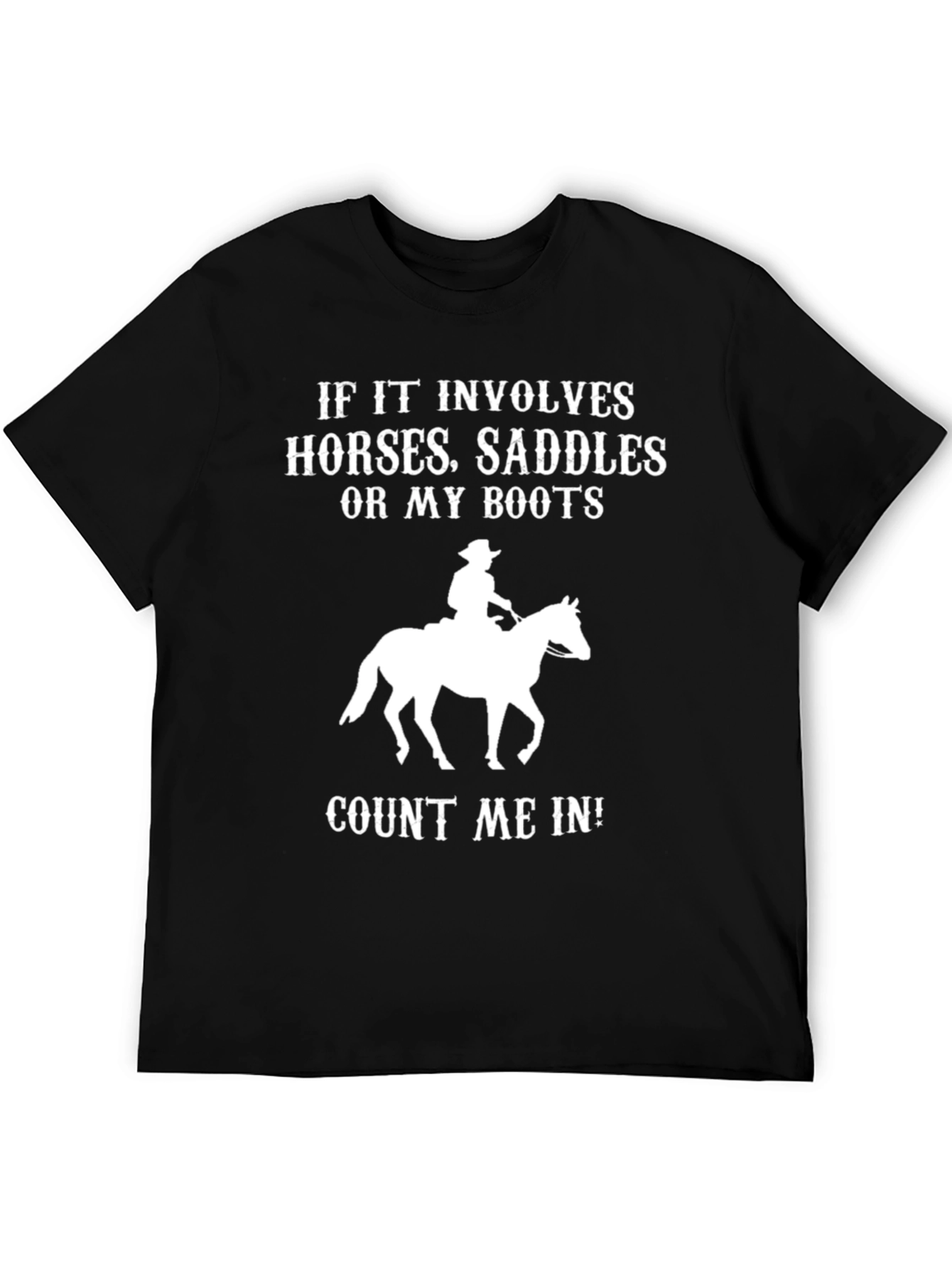 Horses Saddles Boots T-Shirt