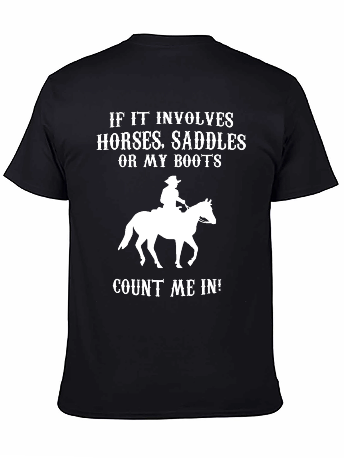 Horses Saddles Boots T-Shirt