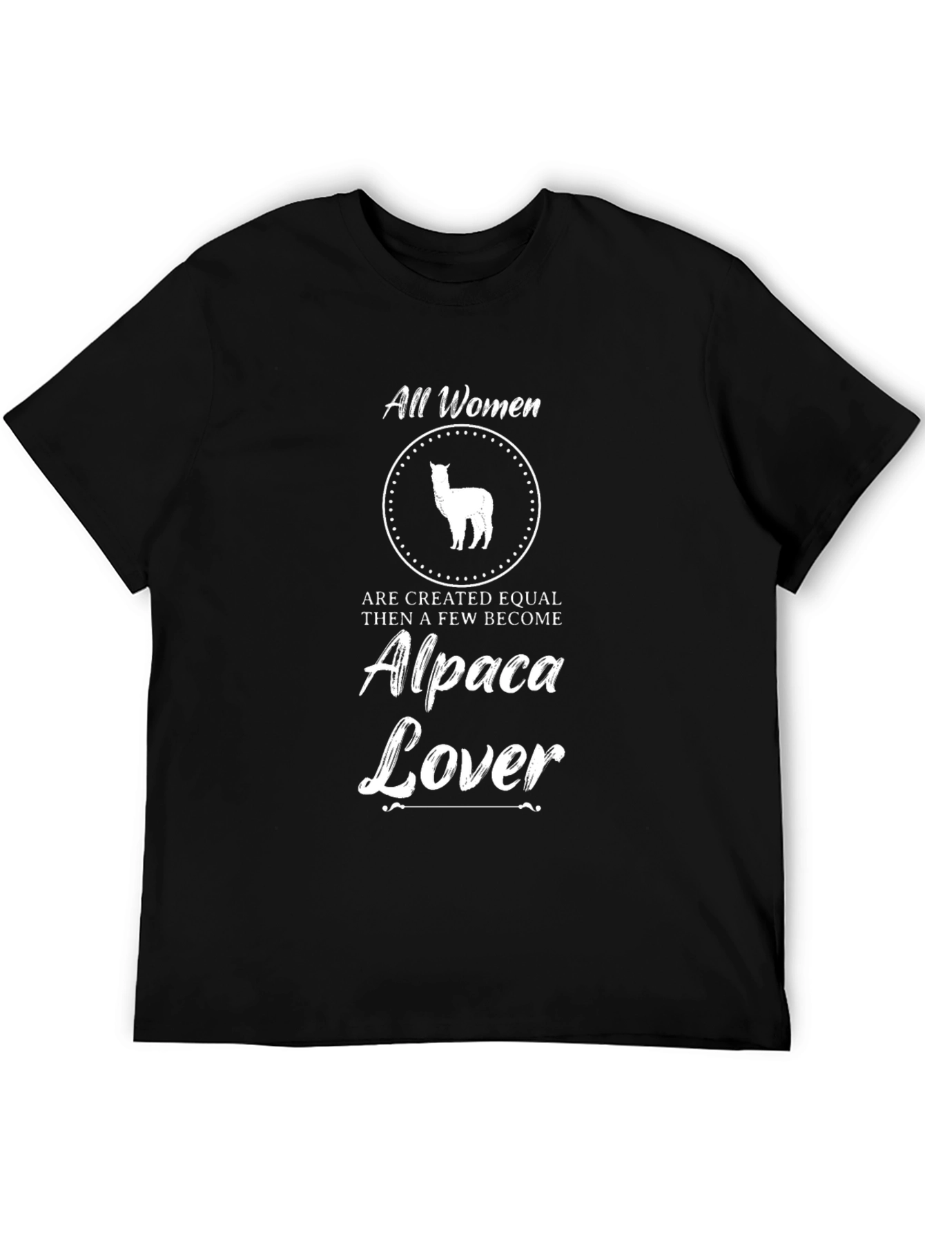 All Women Alpaca Lover Graphic Tee - Unisex