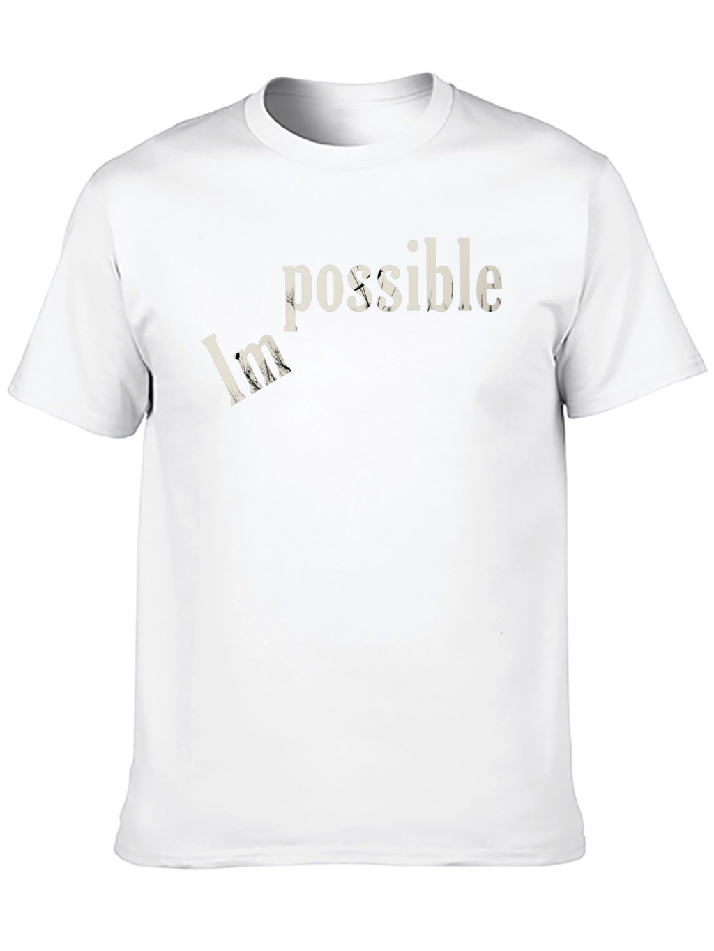 Motivational Impossible Graphic T-Shirt