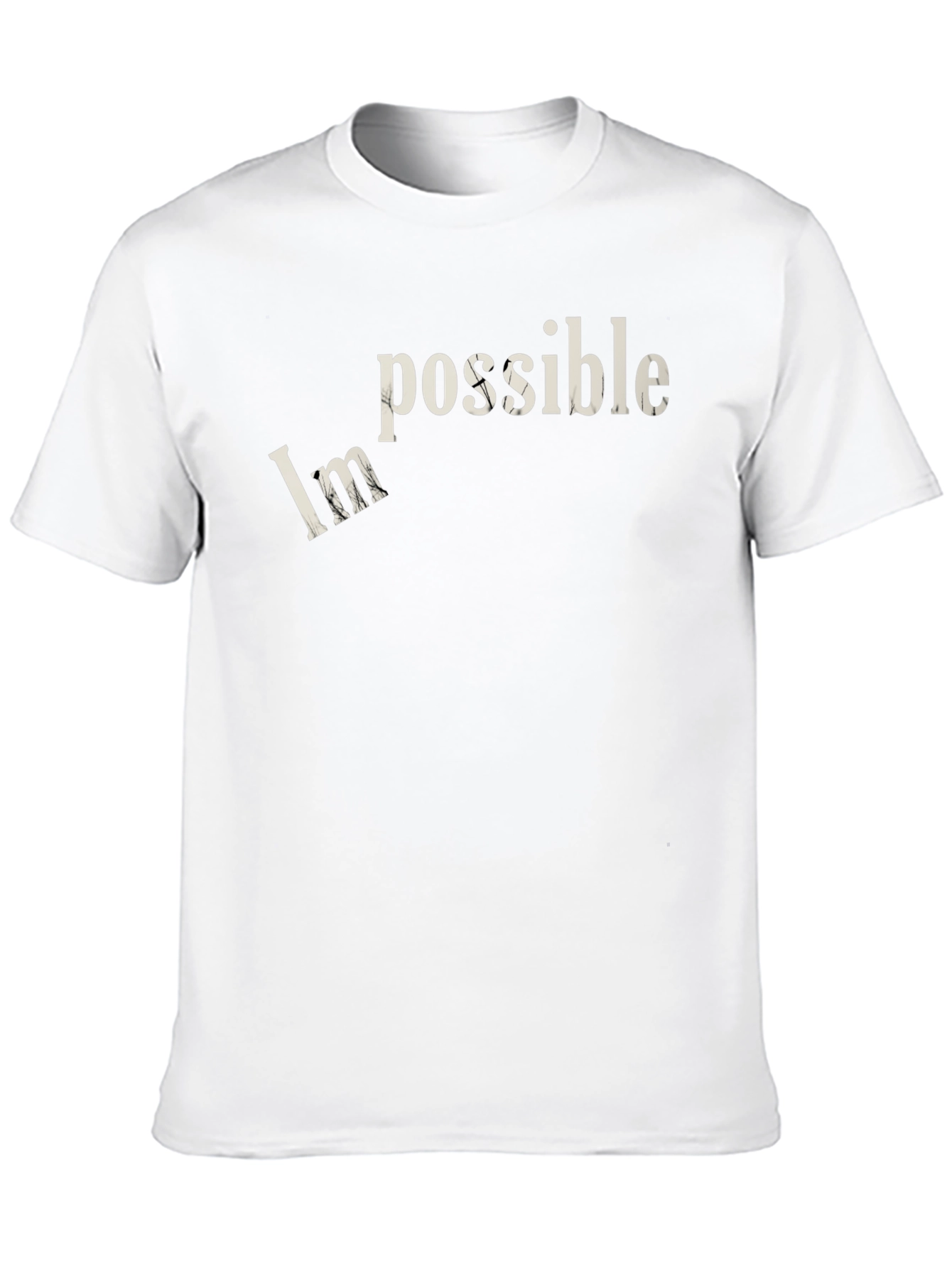 Motivational Impossible Graphic T-Shirt