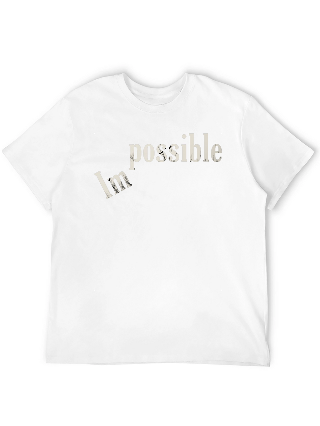 Motivational Impossible Graphic T-Shirt
