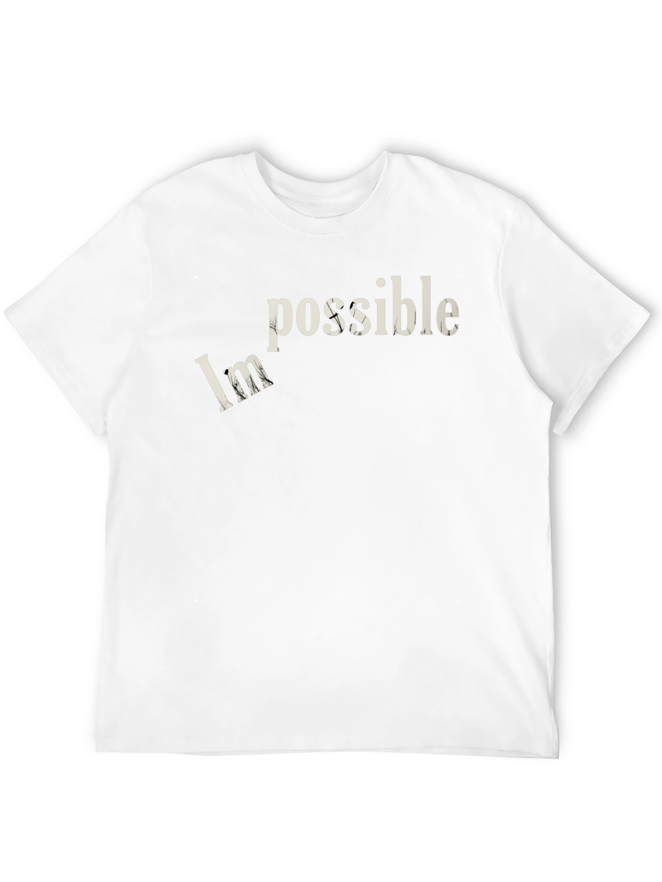 Motivational Impossible Graphic T-Shirt