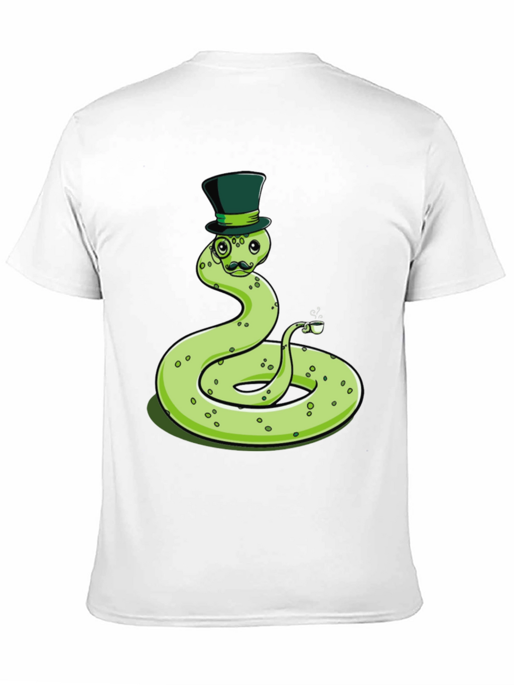 Dapper Snake Tee - Gentleman Reptile Top Hat Monocle