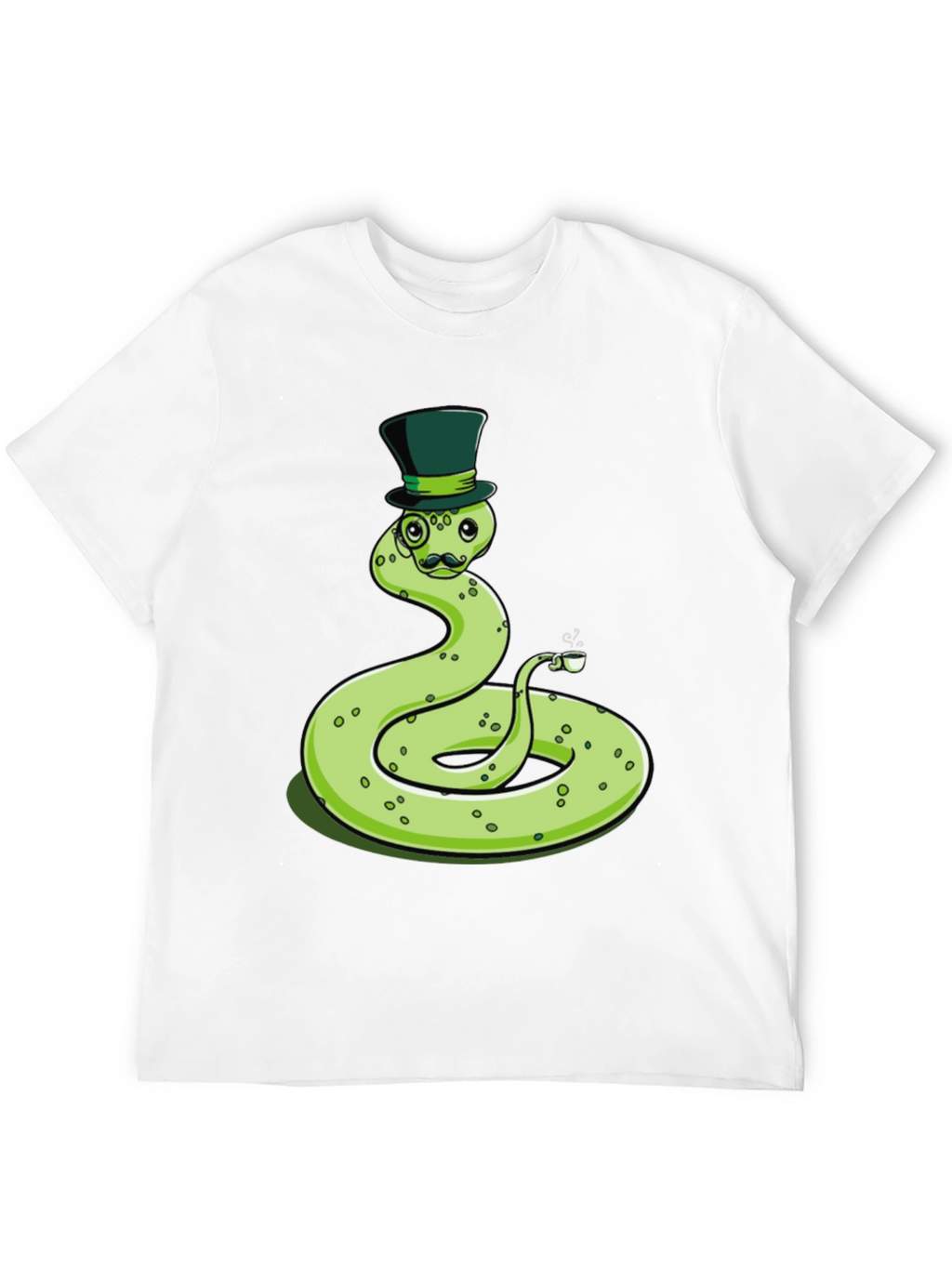 Dapper Snake Tee - Gentleman Reptile Top Hat Monocle